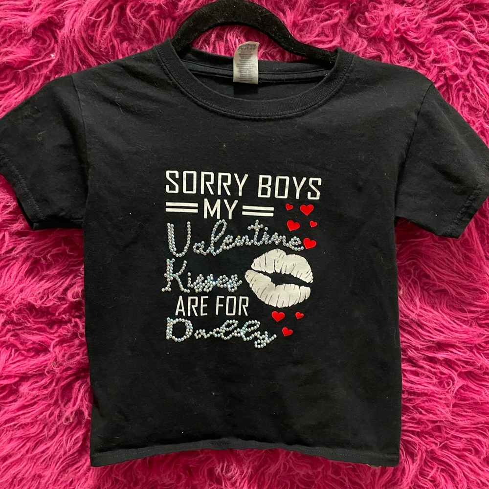 Rhinestone Valentine Baby Tee